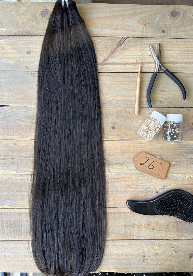 26" Weft Brunette 3.0 50g Hair