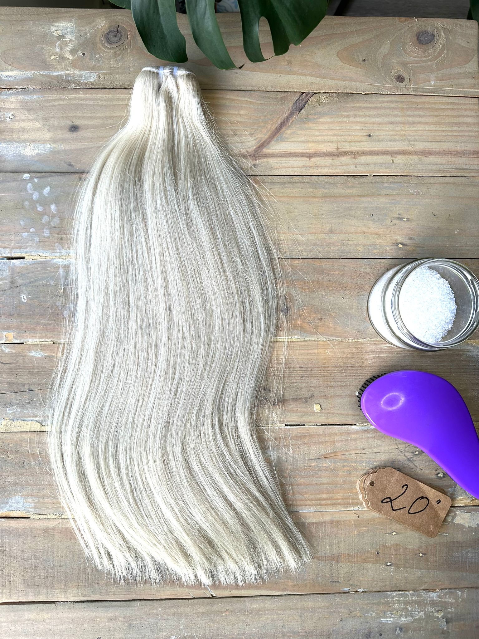 20" Weft Blonde 12.0 50g Hair