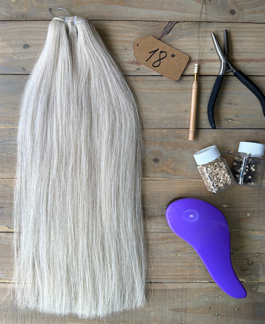 18" Weft Blonde 12.0 50g Hair