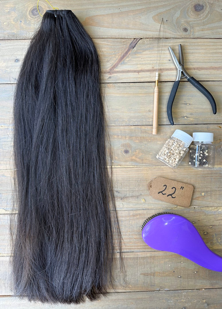 22" Weft Brunette 3.0  50g Hair