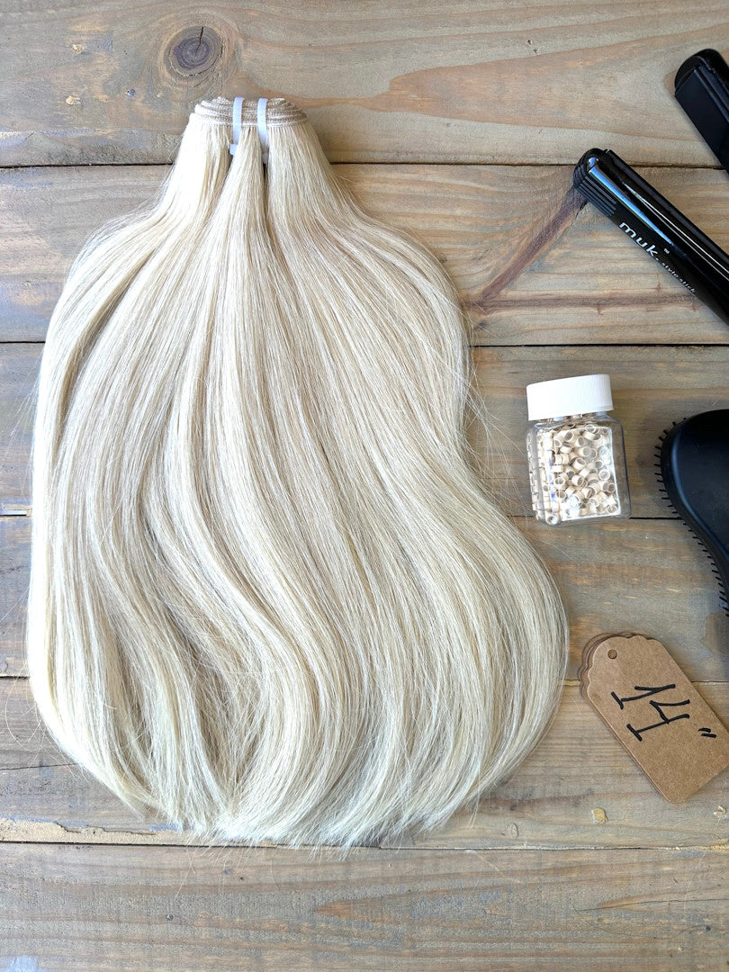 14" Weft Blonde 12.0 50g Hair